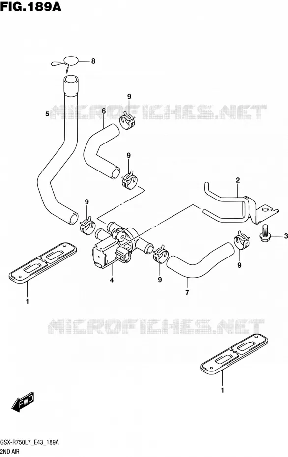 ANTI VERVUILINGS SYSTEM Suzuki MOTO 750 GSX-R 2017  GSX-R750 L7 (E43)