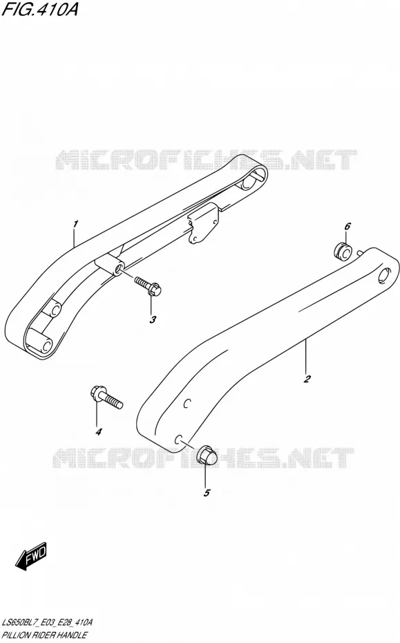 BACKREST Suzuki MOTO 650 BOULEVARD 2017  LS650B L7 (E03,E28,E33)