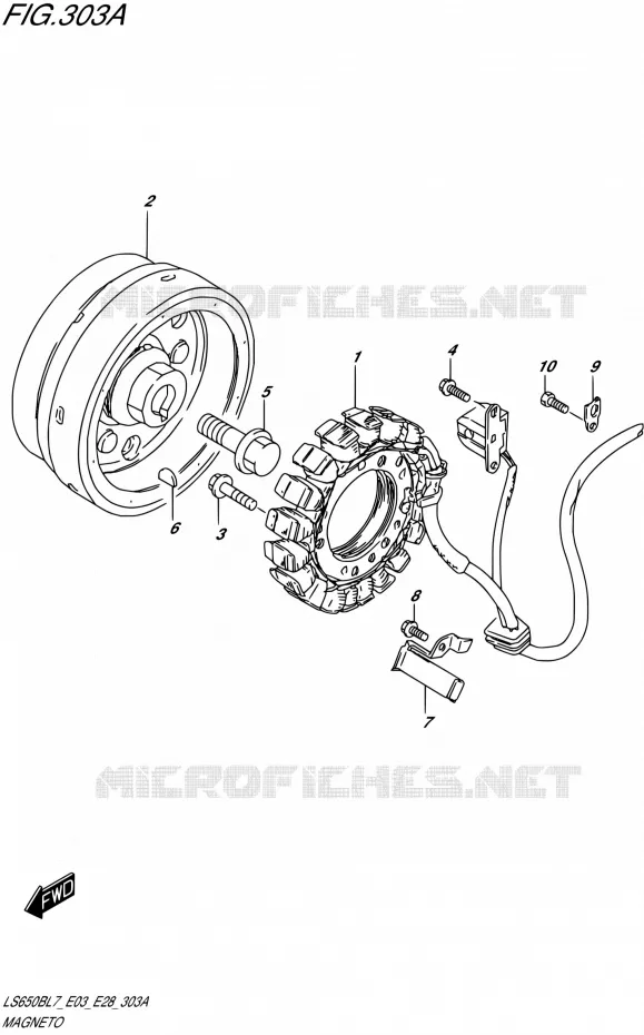 ONTSTEKING Suzuki MOTO 650 BOULEVARD 2017  LS650B L7 (E03,E28,E33)