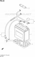 ACCU voor Suzuki KINGQUAD 500 2012