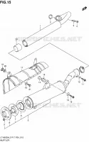 GELUIDDEMPER voor Suzuki KINGQUAD 500 2012