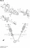 NOKKENAS   VALVES voor Suzuki KINGQUAD 500 2012