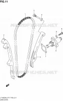 TIMING voor Suzuki KINGQUAD 500 2012
