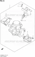 GASKLEPHUIS voor Suzuki KINGQUAD 500 2014