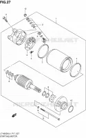 STARTMOTOR voor Suzuki KINGQUAD 500 2014
