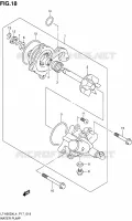 WATERPOMP voor Suzuki KINGQUAD 500 2014