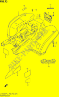 ACHTERSPATBORD (LT A500XPL4 P28) voor Suzuki KINGQUAD 500 1992