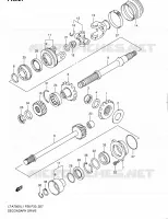 AANDRIJFAS voor Suzuki KINGQUAD 750 2011