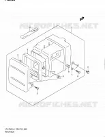 ACHTERDOOS voor Suzuki KINGQUAD 750 2011