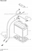 ACCU voor Suzuki KINGQUAD 750 2015