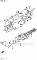 FRAME voor Suzuki KINGQUAD 750 2015