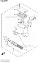 FRONT HOOFDREMCILINDER voor Suzuki KINGQUAD 750 2015