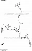 FRONT REMSLANG voor Suzuki KINGQUAD 750 2015