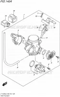 GASKLEPHUIS voor Suzuki KINGQUAD 750 2015