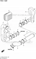 LUCHTKANAALRIEM voor Suzuki KINGQUAD 750 2015