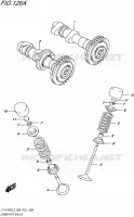 NOKKENAS   VALVES voor Suzuki KINGQUAD 750 2015