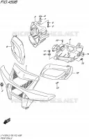 VOORBUMPER   KOPLAMPHUIS (LT A750XL5 P33) voor Suzuki KINGQUAD 750 2015