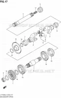 AANDRIJFAS voor Suzuki OZARK 250 1992