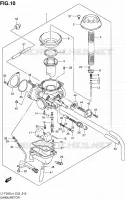 CARBURATOR voor Suzuki OZARK 250 1992