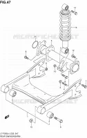 SWINGARM voor Suzuki OZARK 250 1992