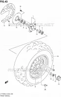 VOORWIEL voor Suzuki OZARK 250 1992