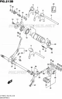 SCHAKELEN ASSY (1) (LT F400FL7 P33) voor Suzuki KINGQUAD 400 2017