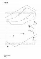 SEAT voor Suzuki QUADSPORT 90 2010