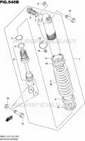 ACHTER SCHOKDEMPER (RM85L5 P28) voor Suzuki RM 85 1992