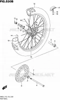 VOORWIEL (RM85L5 P28) voor Suzuki RM 85 1992