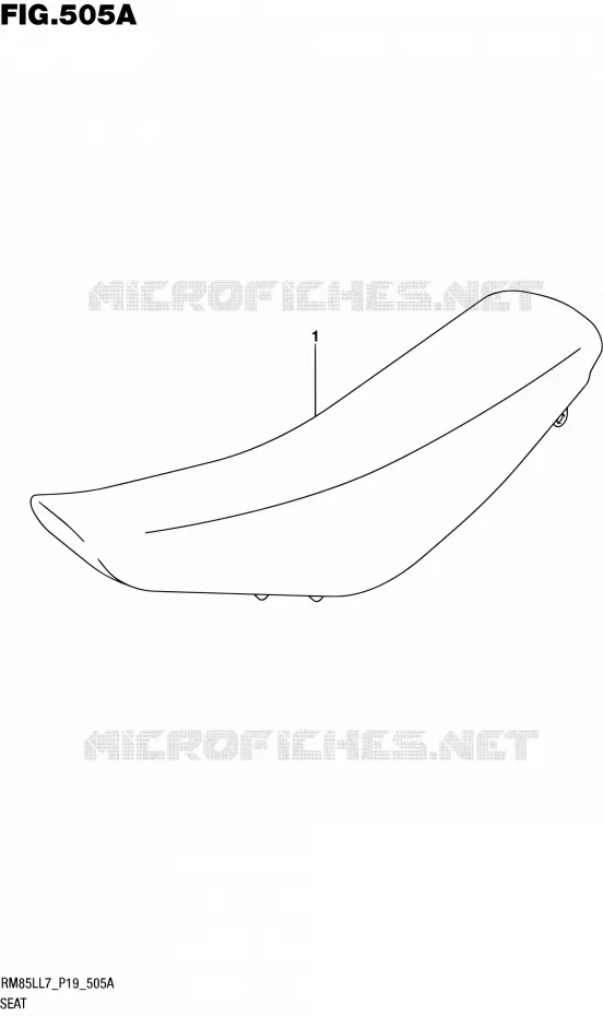 SEAT Suzuki MOTO 85 RM 2017  RM85L L7 (P19)