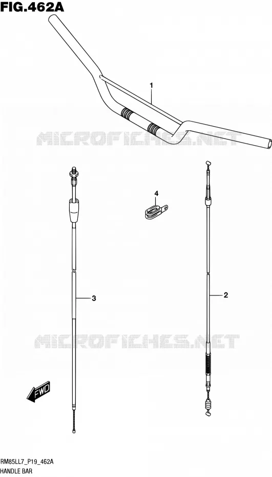 STUUR Suzuki MOTO 85 RM 2017  RM85L L7 (P19)