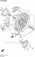 ACHTERWIEL voor Suzuki RM-Z 450 1992