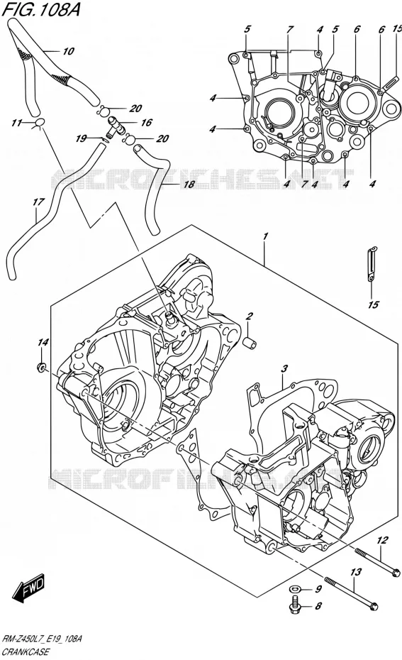CASING Suzuki MOTO 450 RM-Z 2017  RM-Z450 L7 (E19)