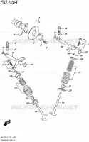 NOKKENAS   VALVES voor Suzuki VAN-VAN 125 2015