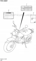 ETIKET (RV200L6 E02) voor Suzuki VAN-VAN 200 2016