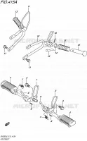 FOOTREST voor Suzuki VAN-VAN 200 2016