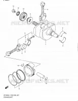 KRUKAS voor Suzuki GLADIUS 650 2011