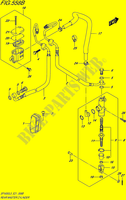 ACHTER HOOFDREMCILINDER (SFV650AL5 E21) voor Suzuki GLADIUS 650 2015