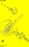 ACHTERWIEL (SFV650L5 E28) voor Suzuki GLADIUS 650 2015