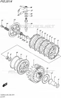 KOPPELING voor Suzuki TU 250 1992