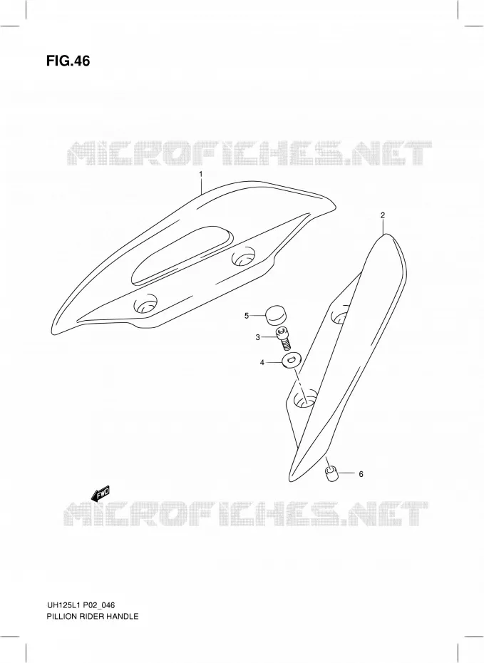 BACKREST Suzuki SCOOTER 125 BURGMAN 2012  UH125G L1 (P19)