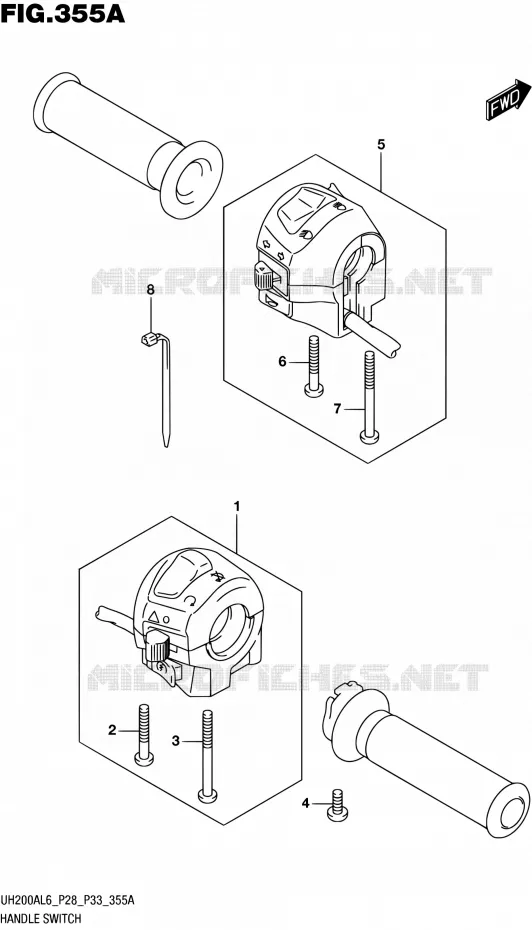 SCHAKELAARS Suzuki SCOOTER 200 BURGMAN 2016  UH200A L6 (P28,P33)