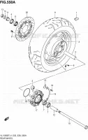 ACHTERWIEL voor Suzuki INTRUDER 1500 2014