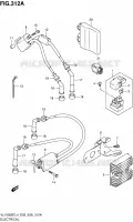 ELEKTRISCH (VL1500BTL4 E03) voor Suzuki INTRUDER 1500 2014