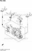 GASKLEPHUIS (VL1500BTL4 E03) voor Suzuki INTRUDER 1500 2014