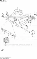 SWINGARM voor Suzuki INTRUDER 1500 2014