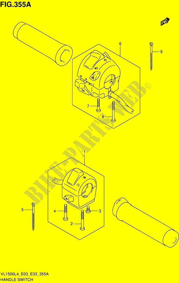 SCHAKELAARS (VL1500L4 E03) voor Suzuki BOULEVARD 1500 2014