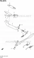 STAND (VL1500L4 E24) voor Suzuki INTRUDER 1500 2014