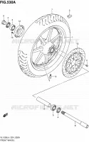 VOORWIEL (VL1500L4 E24) voor Suzuki INTRUDER 1500 2014
