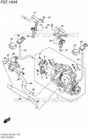 GASKLEPHUIS (VZ1500L5 E28) voor Suzuki BOULEVARD 1500 2015